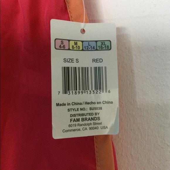 Women’s Marika Tek S Small 4 - 6 Shorts Athletic Running Red Orange Active NWT - Picture 11 of 11